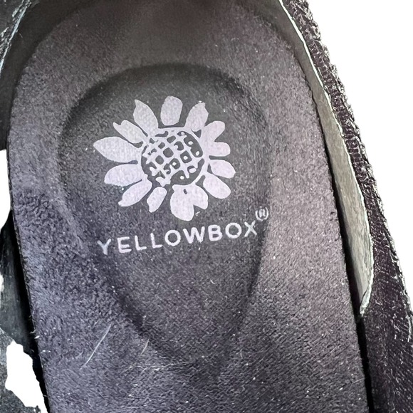 Yellow Box “Dannika” Women’s Black Leather Ankle Boots 9M EUC - Picture 12 of 13